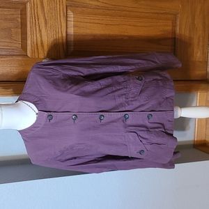 Purple jacket, sz 12, Coldwater Creek